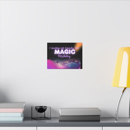 Magical Motivational Canvas Wall Art, Inspirational Decor for Home, Perfect Gift for Friends, Unisex Room Decor, Dreamy Art Print